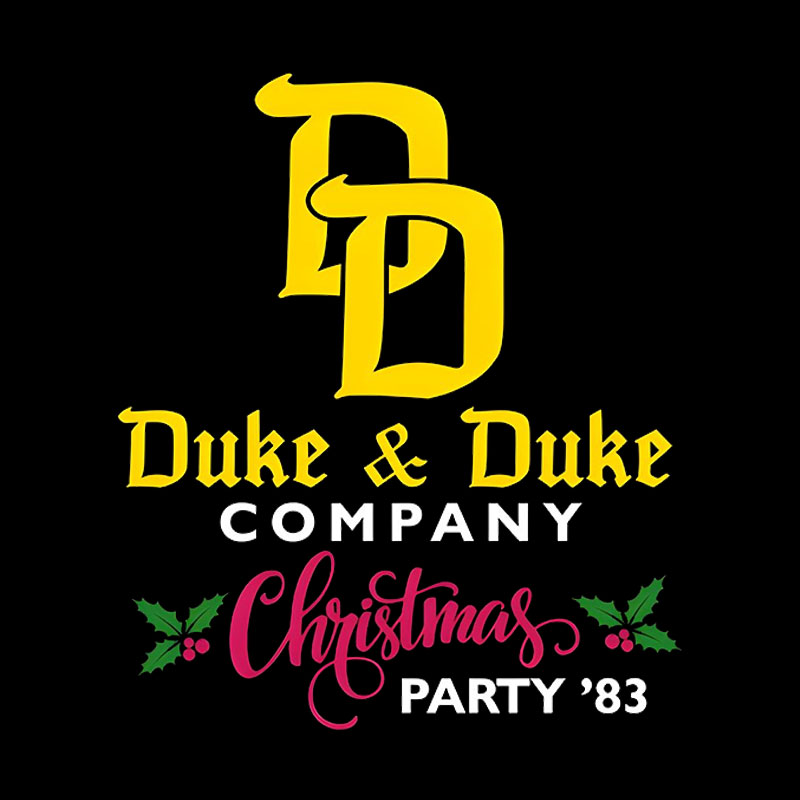 Duke & Duke Company Christmas Party 83 Geek T-Shirt