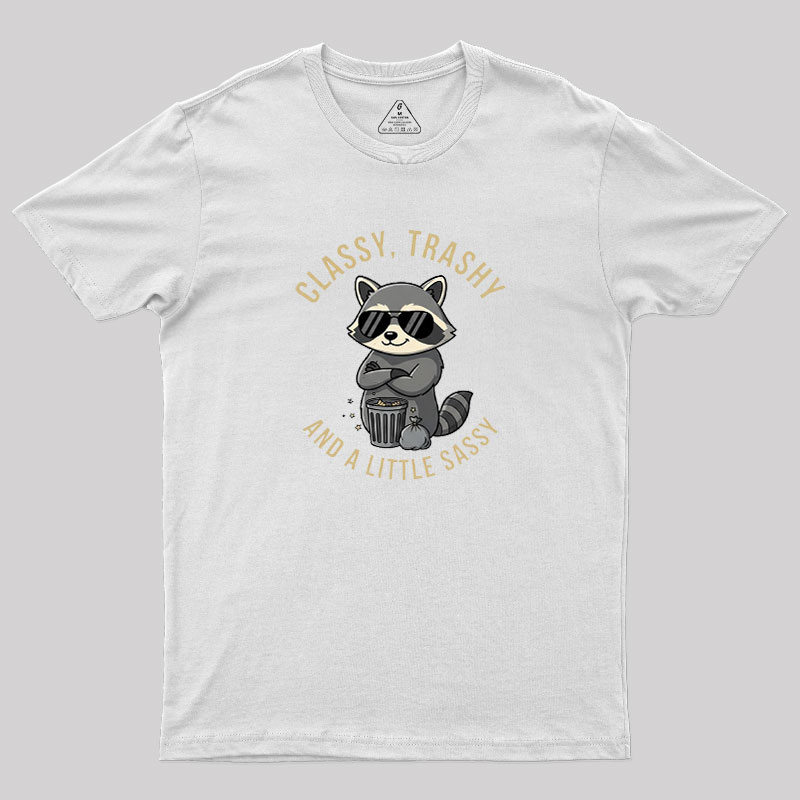 Classy Raccoon Geek T-Shirt