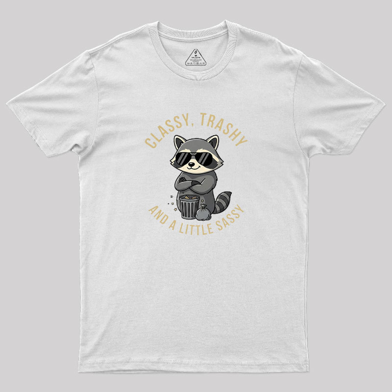 Classy Raccoon Geek T-Shirt