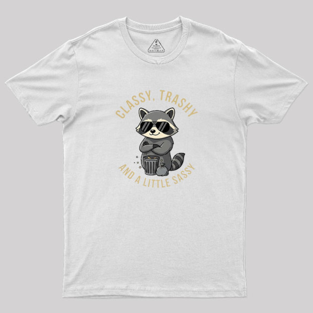 Classy Raccoon Geek T-Shirt