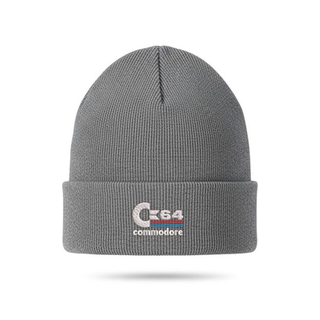Commodore 64 Geek Embroidered Beanie