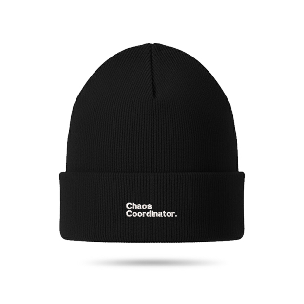Chaos Coordinator Geek Embroidered Beanie