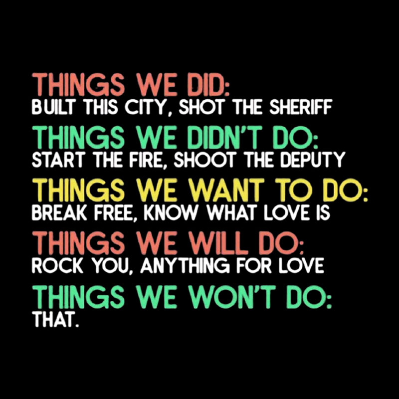 Things We Do Humour Geek T-Shirt