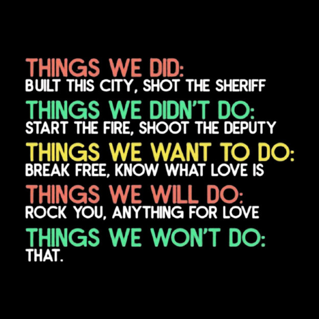 Things We Do Humour Geek T-Shirt