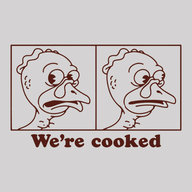 We're Cooked Turkey Geek T-Shirt