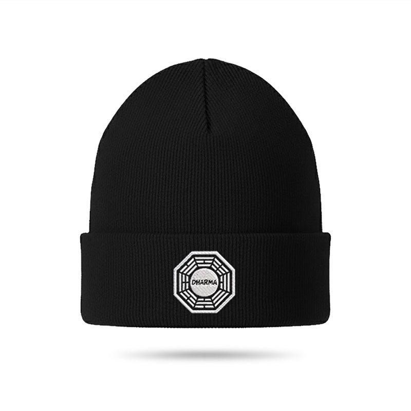 Dharma Initiative Geek Embroidered Beanie