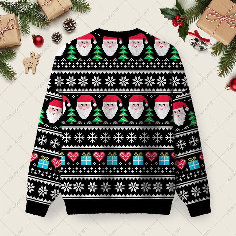 I’m Tired Tomorrow Ugly Christmas Fuzzy Fleece Sweatshirt