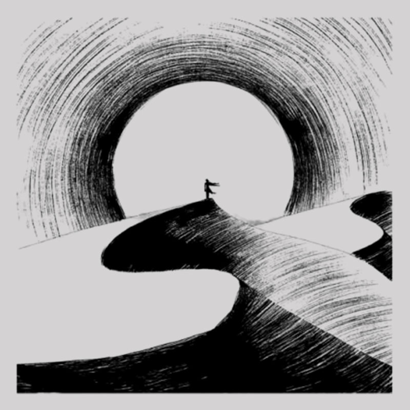 Minimalist Desert Geek T-Shirt