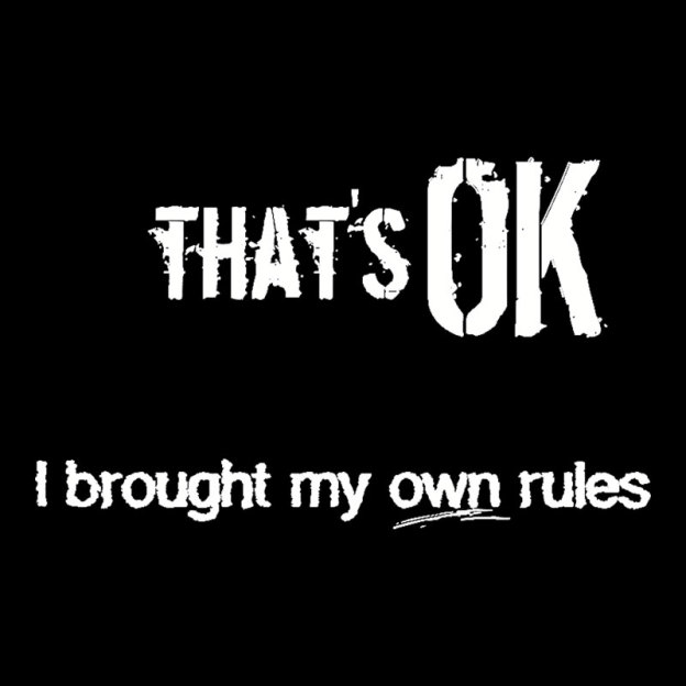 That's OK I Brought My Own Rules Geek T-Shirt