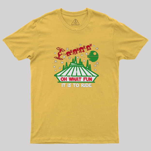 Oh What Fun It Is To Ride Geek T-Shirt