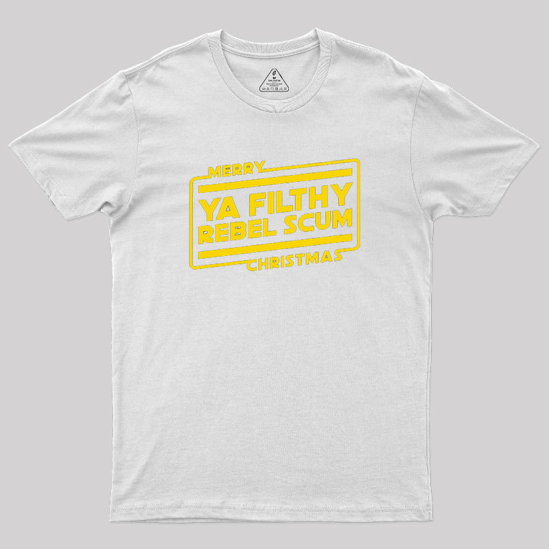 Merry Christmas Rebel Scum Geek T-Shirt