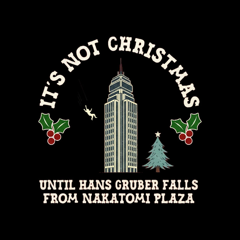 Hans Gruber Christmas Geek T-Shirt