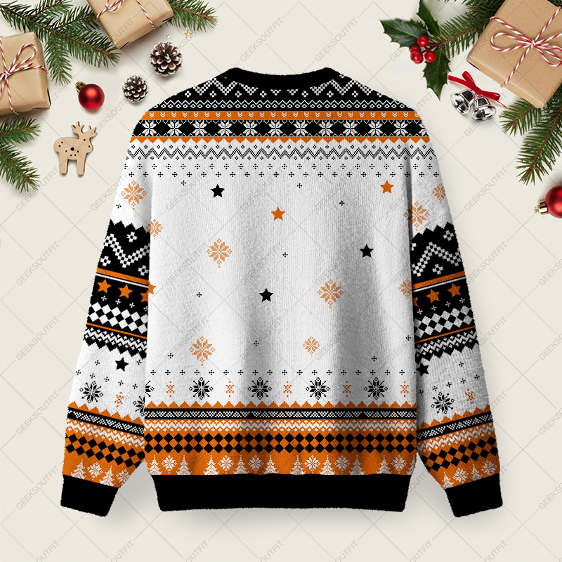 Procrastination Pro Ugly Christmas Fuzzy Fleece Sweatshirt