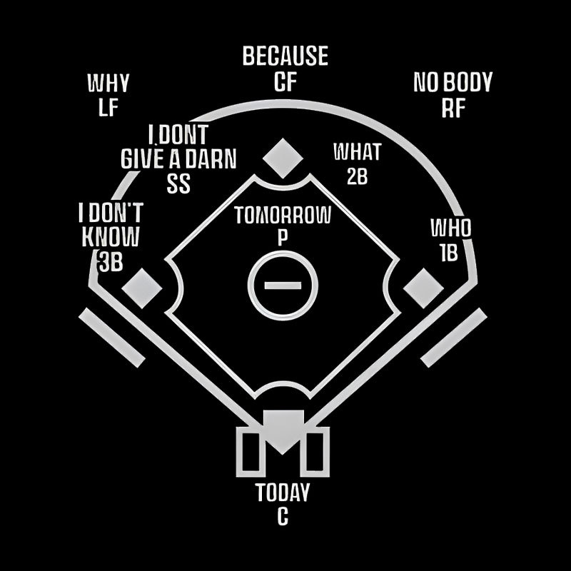 Who's On First Geek T-Shirt