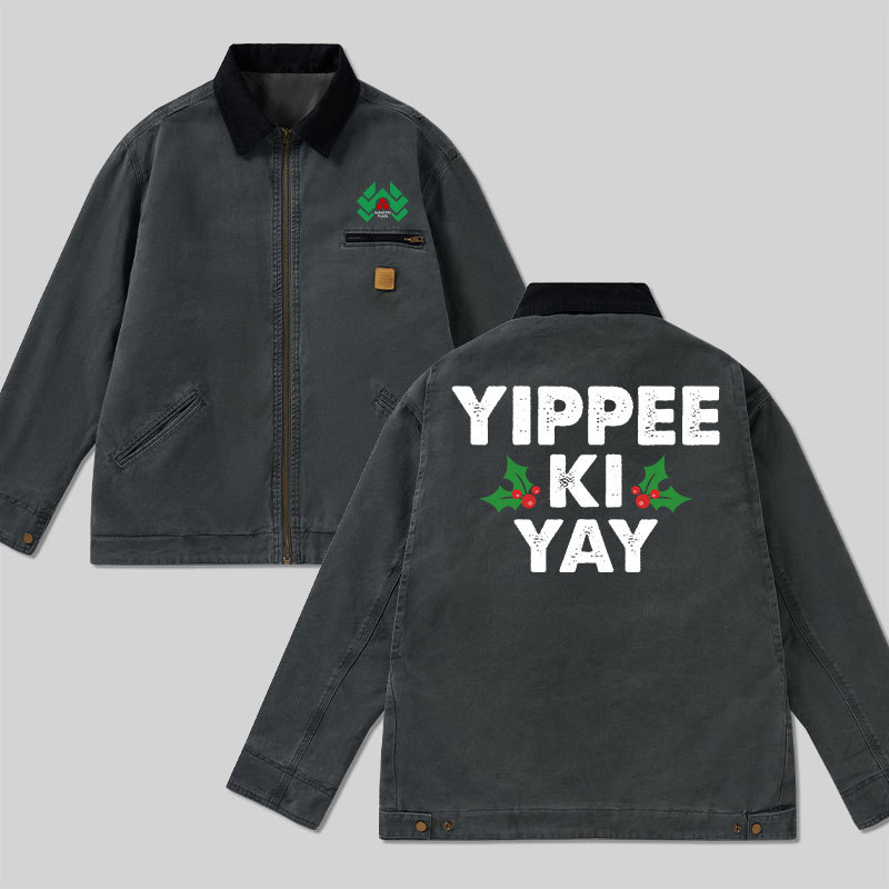 Yippee Ki Yay Christmas Classic Work Jacket