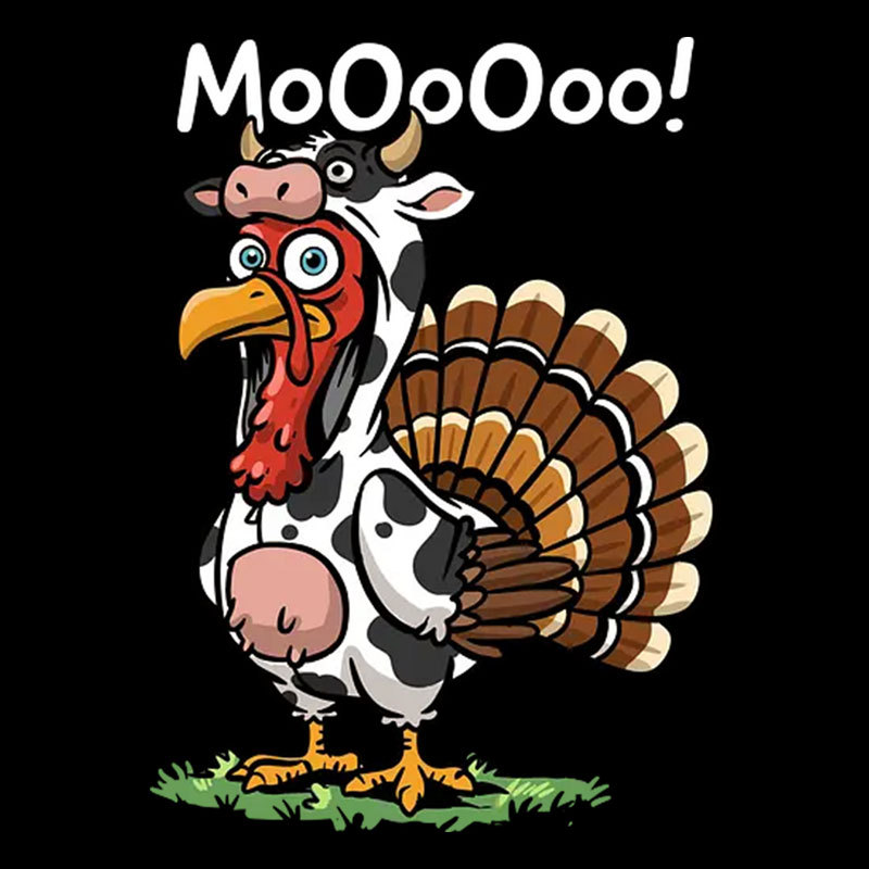 Turkey Moo Geek T-Shirt