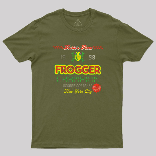Frogger Champion Christmas Geek T-Shirt