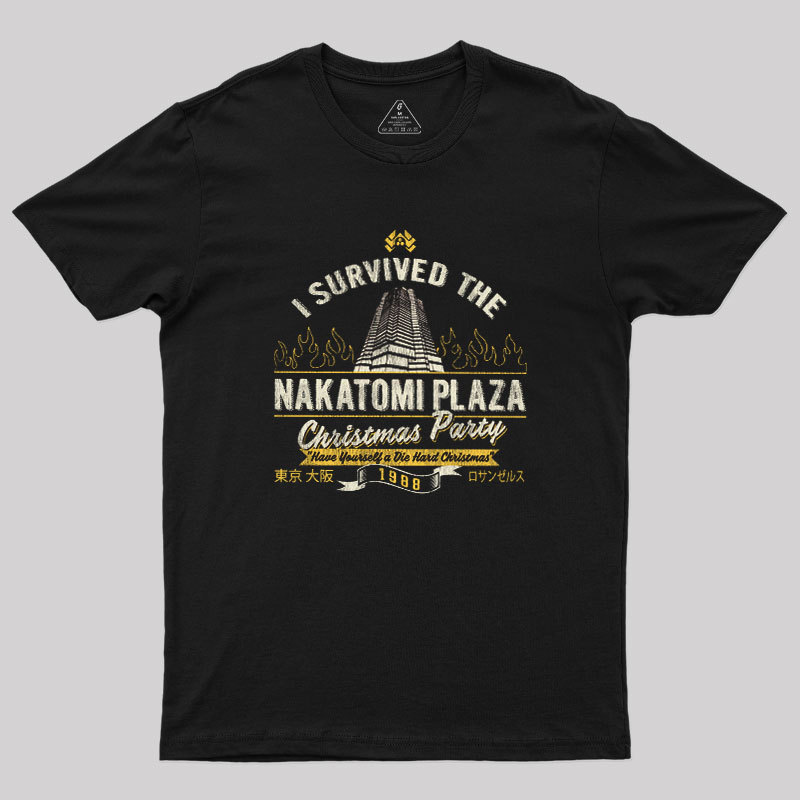 I Survived The Nakatomi Christmas Party Geek T-Shirt