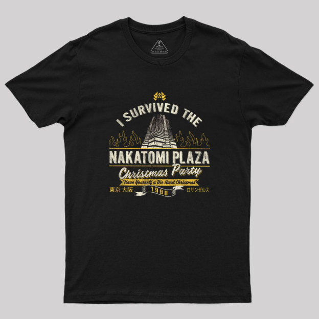 I Survived The Nakatomi Christmas Party Geek T-Shirt