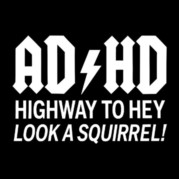 ADHD Humour Geek T-Shirt