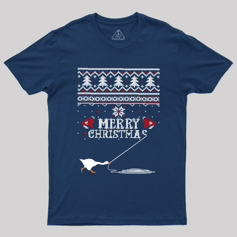 Merry Honked Christmas Funny Honk Goose T-Shirt