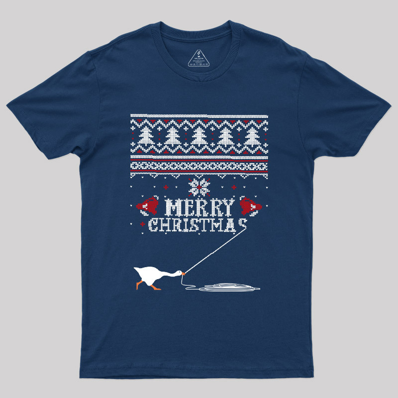 Merry Honked Christmas Funny Honk Goose T-Shirt