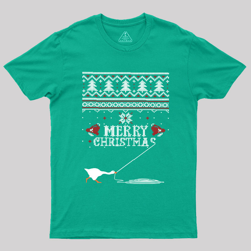 Merry Honked Christmas Funny Honk Goose T-Shirt