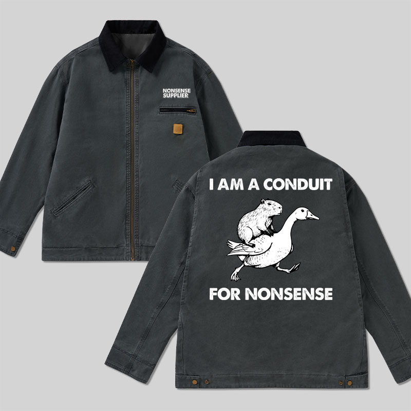 Geeksoutfit Nonsense Supplier Classic Work Jacket for Sale