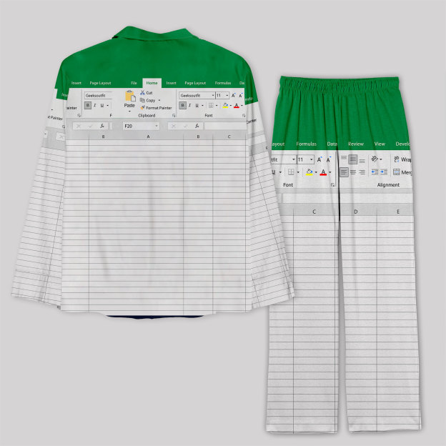 Excel Funny Work Pajama Sets