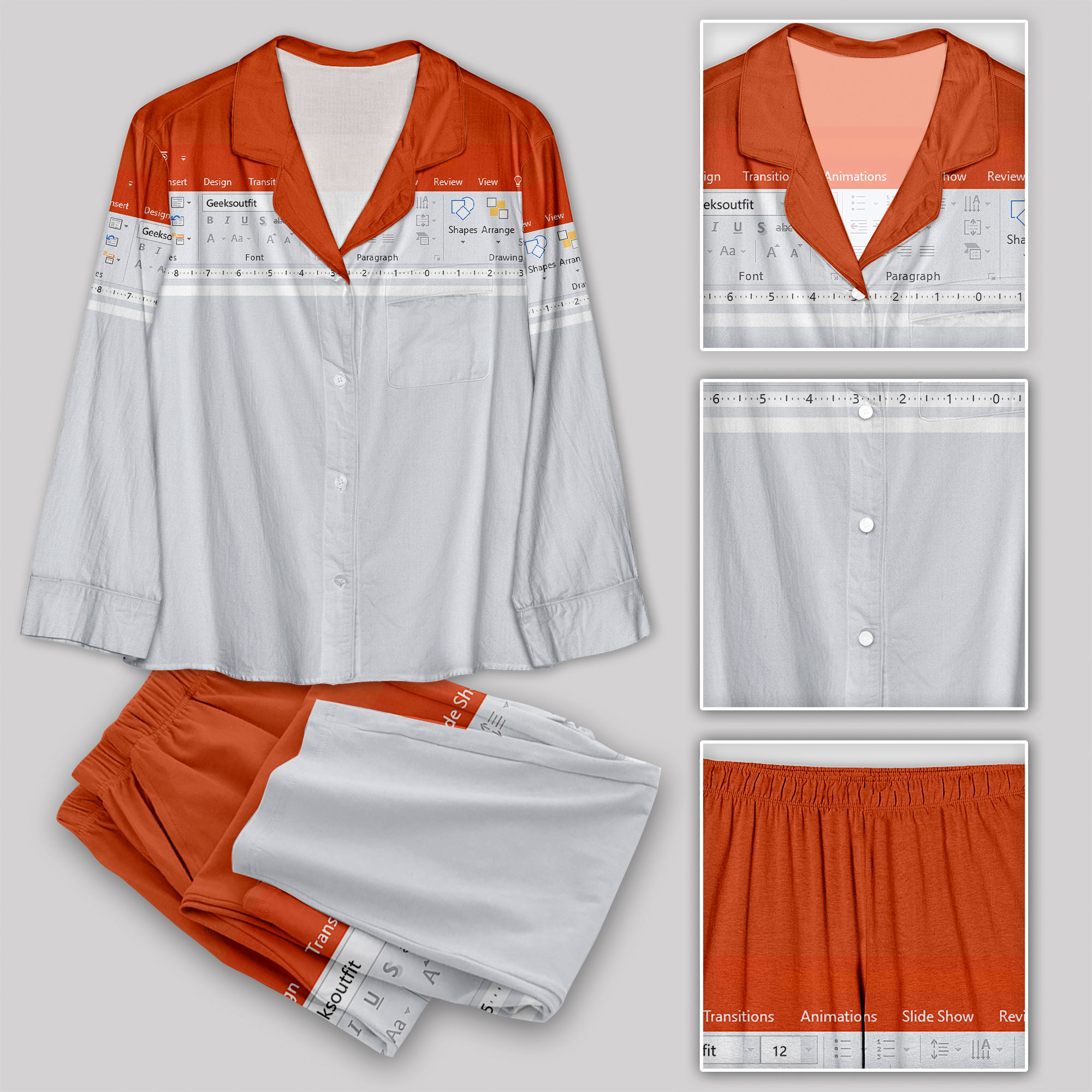 PPT Funny Work Pajama Sets