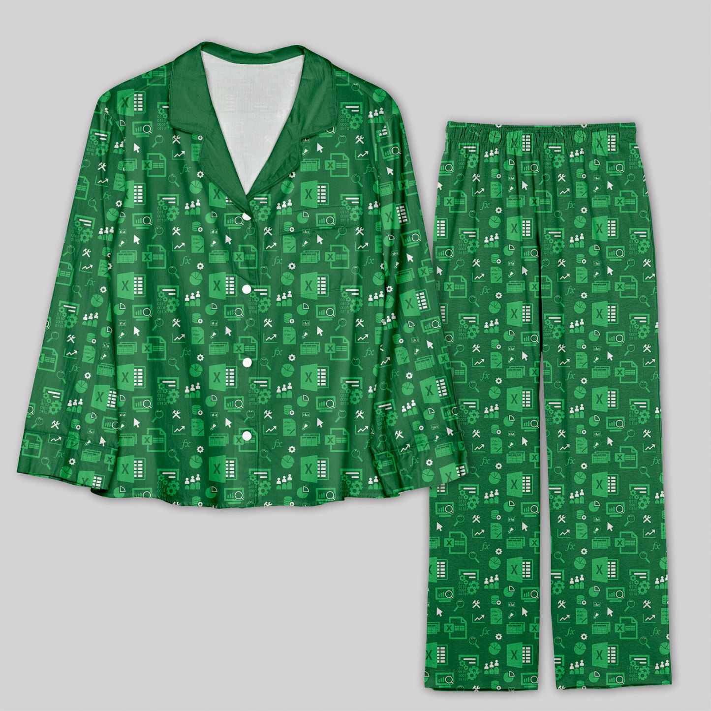 Geeksoutfit Spreadsheet Chic Pajama Sets for Sale