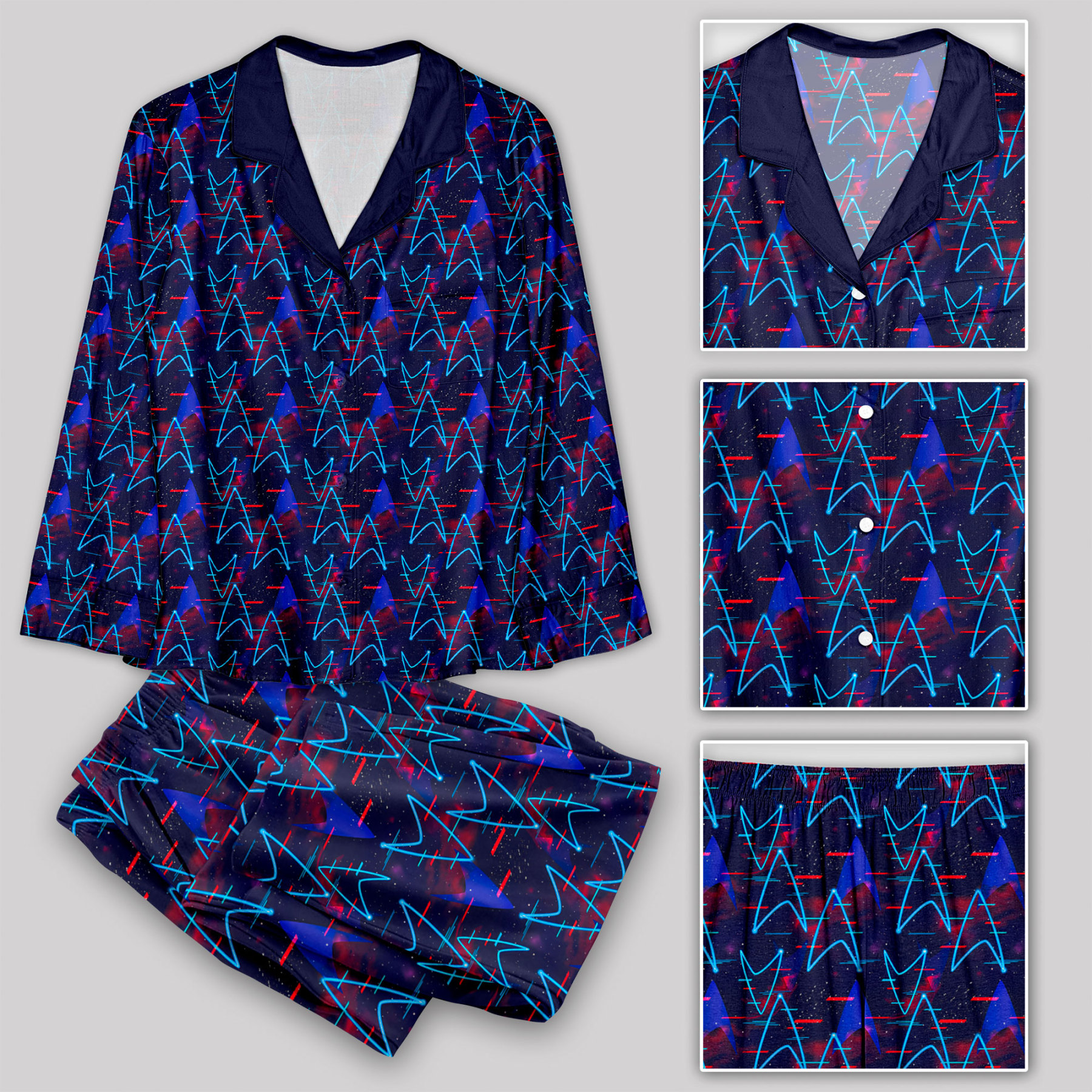 Starship Icon Pajama Sets