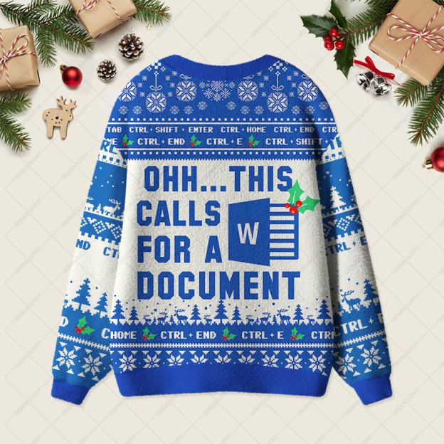 Ohh This Calls for a Document Geek Ugly Cardigan Sweaters 