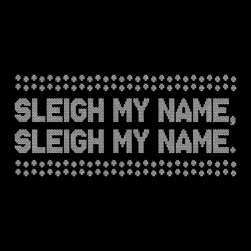 Sleigh My Name Geek T-Shirt