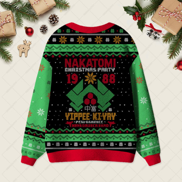 NAKATOMI Christmas Party 1988 Geek Ugly Cardigan Sweaters 