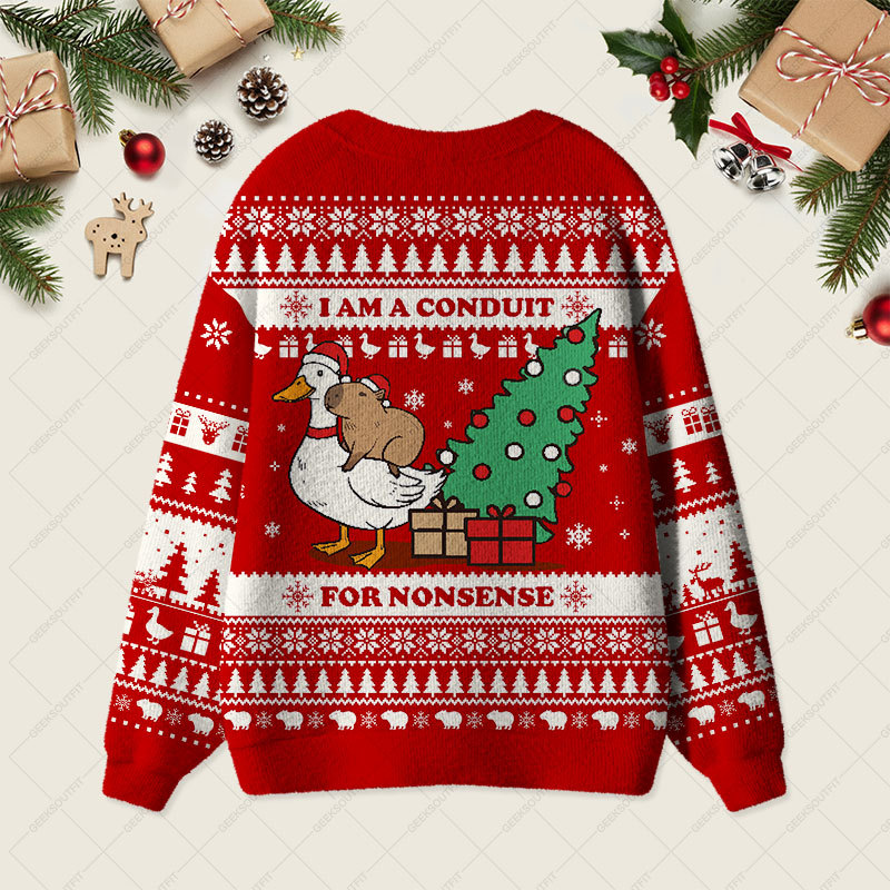 For Nonsense Geek Ugly Cardigan Sweaters 