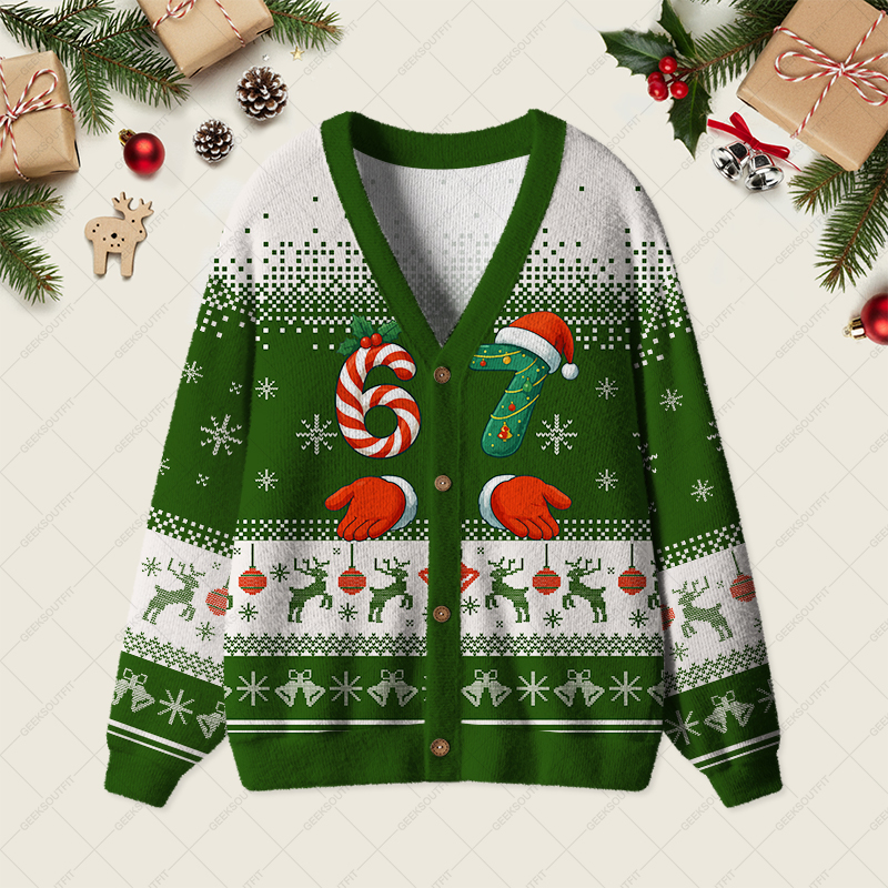 67 Christmas Geek Ugly Cardigan Sweaters 