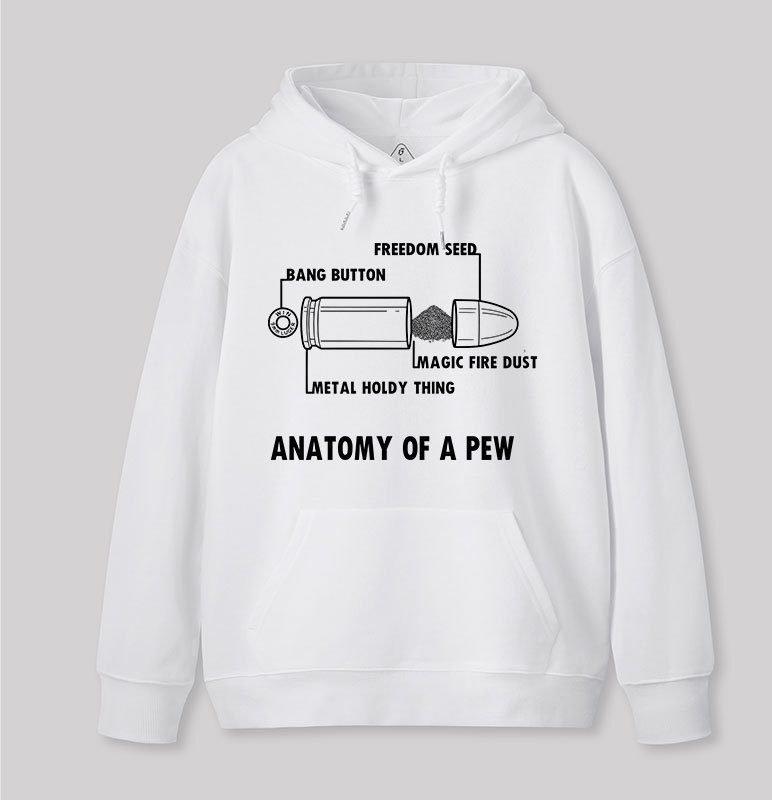 ANATOMY OF A PEW Geek Hoodie