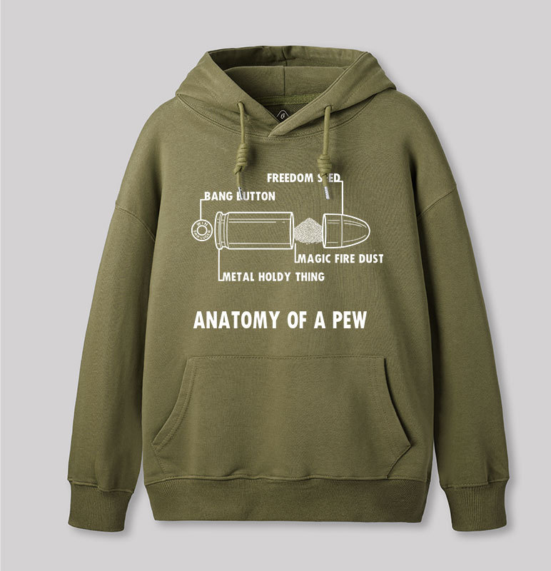 ANATOMY OF A PEW Geek Hoodie