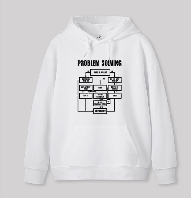 Men Problem Solving Geek Hoodie