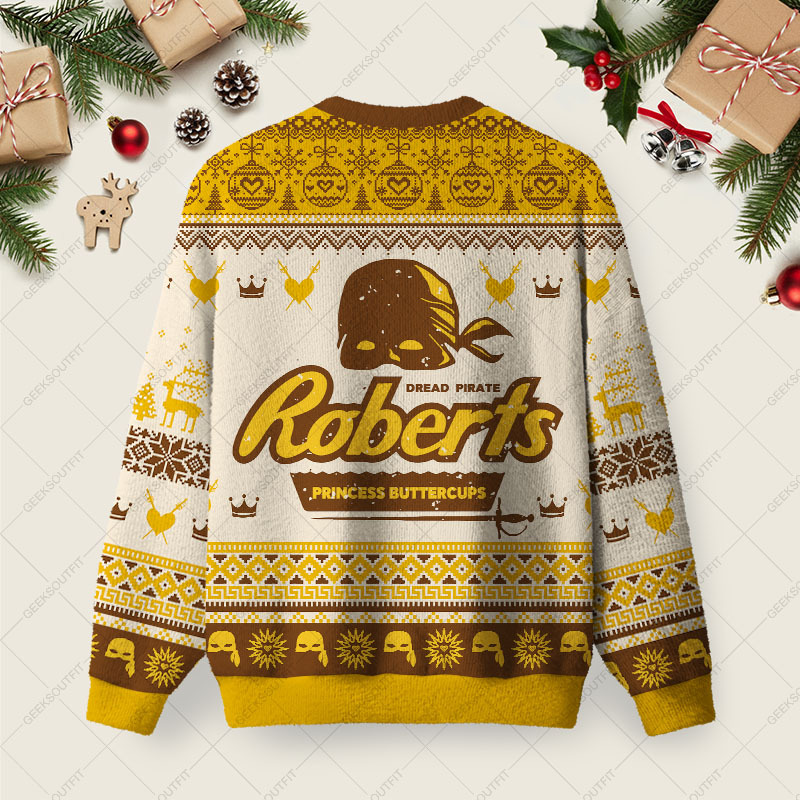 Dread Candy Roberts Christmas Fuzzy Fleece Sweatshirt