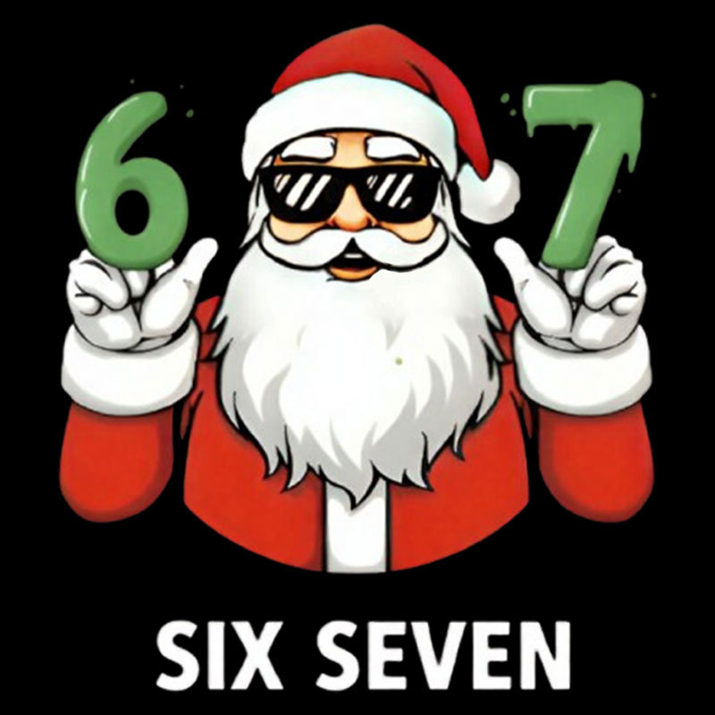 Santa 67 Christmas Geek T-Shirt