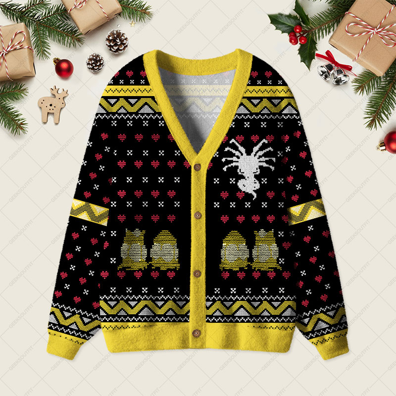 Free Hugs For Everyone Geek Ugly Cardigan Sweaters 