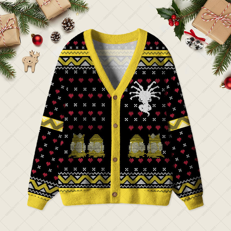 Free Hugs For Everyone Geek Ugly Cardigan Sweaters 