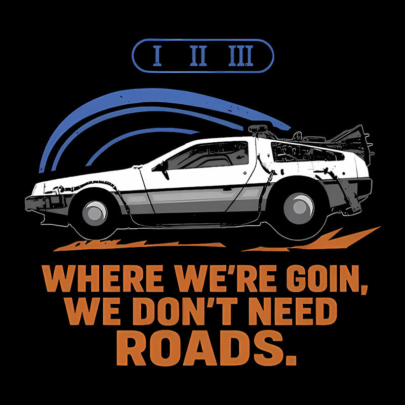 No Roads Geek T-Shirt