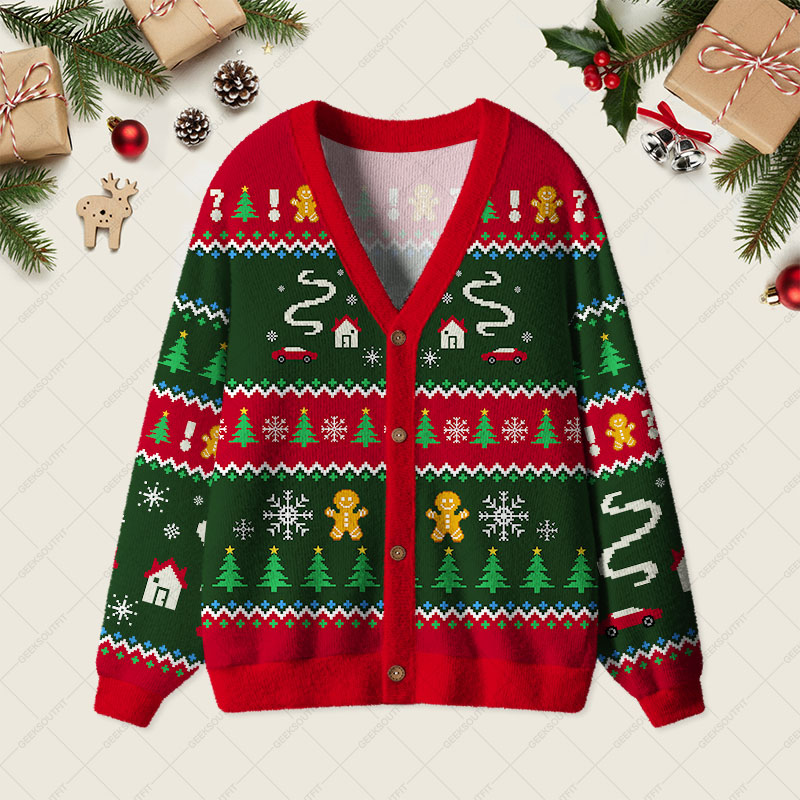 You May Ask Yourself Geek Ugly Cardigan Sweaters 