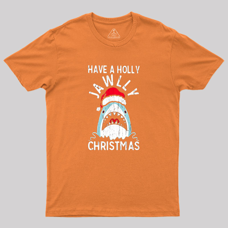 Have A Holly Jawly Christmas Geek T-Shirt