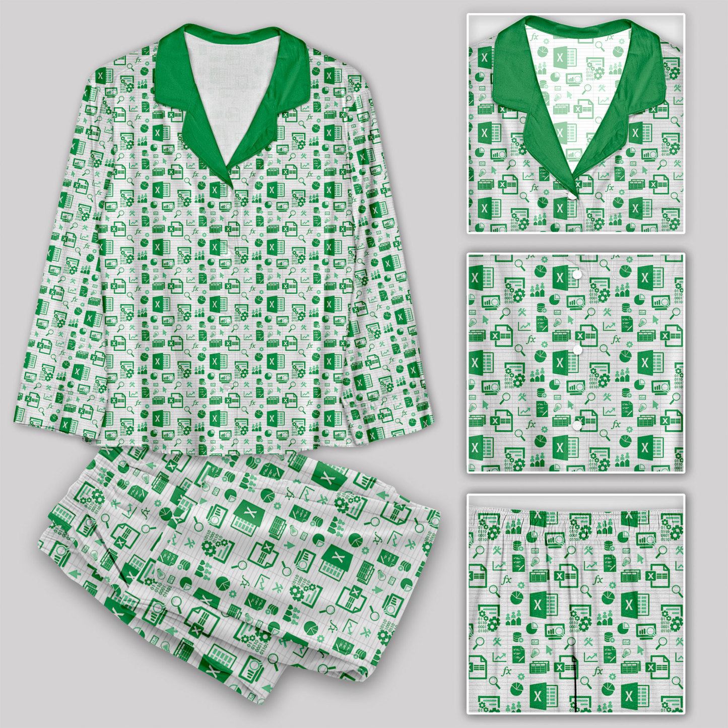 Spreadsheet Pajama Sets