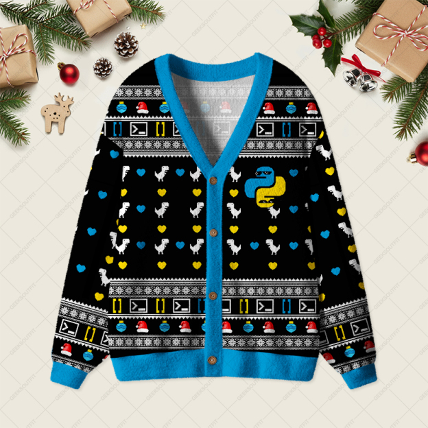 Programmer Funny Geek Ugly Cardigan Sweaters 