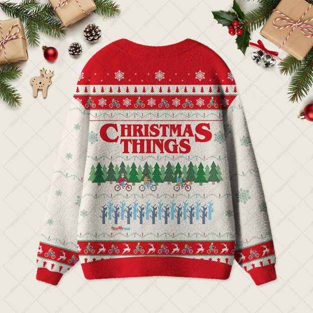 Christmas Thing Geek Ugly Cardigan Sweaters 
